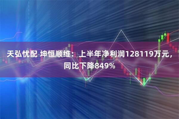 天弘忧配 坤恒顺维：上半年净利润128119万元，同比下降849%