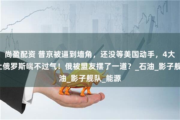 尚盈配资 普京被逼到墙角,还没等美国动手,4大压力已让俄罗斯喘不过气!俄被盟友摆了一道?_石油_影子舰队_能源