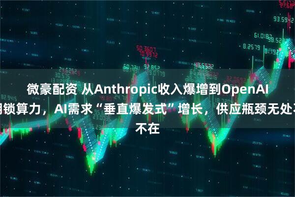 微豪配资 从Anthropic收入爆增到OpenAI长期锁算力，AI需求“垂直爆发式”增长，供应瓶颈无处不在